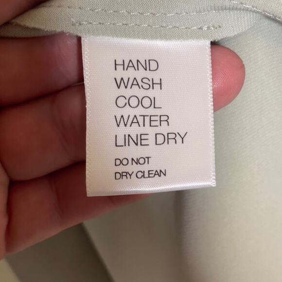 Norma Kamali Women's Raw Edge Single Breasted Jacket in Dried Sage sz M 38 - Picture 9 of 10